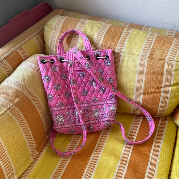 Pink Paisley Vera Bradley Backpack - Picture 5 of 5